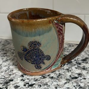 Handmade Turtle Mug